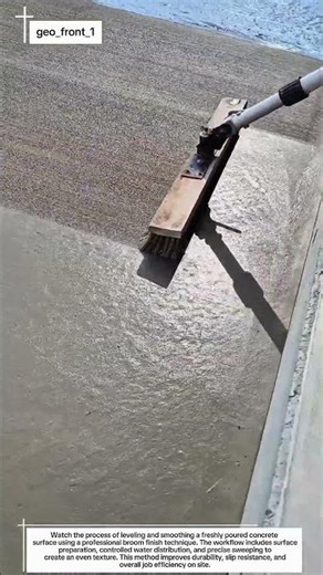 Concrete Surface Finishing Like a Pro | Smooth & Even Cement Floor Technique