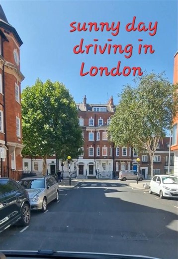 Sunny day driving in #London #travel #deliverydriver #sunnyday