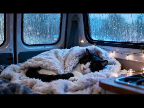 Ultra Relaxing Rain on Car Roof at Night | Sleep, Focus, Meditate