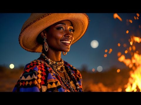 Slow African Drum Patterns — Natural Tribal Soundscape for Peace and Relaxation