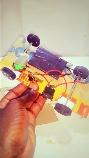 🚗how to make cardboard RC Remote car with DC motor/RC car powered by remote control #project #diy