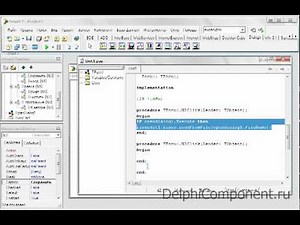 Создание продвинутого текстового редактора в Delphi