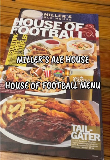 September means football season and @Miller’s Ale House knows what that’s all about! Make sure you add Millers to your Sunday spots this season! 🏈🏟️🍺🍿 #floridafoodie #footballseason #creatorsearchinsights #millersalehouse #orlandofoodie