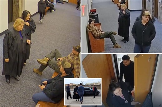 Wisconsin Judge Hannah Dugan seen ‘sneaking illegal migrant out of court’ after distracting ICE agents, new video shows