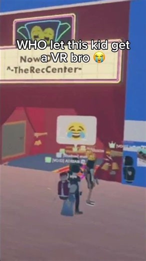WHO let him get Rec Room 😭