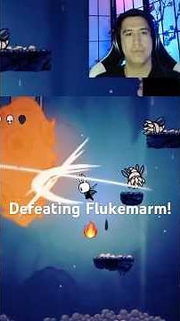 The Lord of Worms is NO MORE! 😎🔥 (Flukemarm) #hollowknight #shorts #bossfight