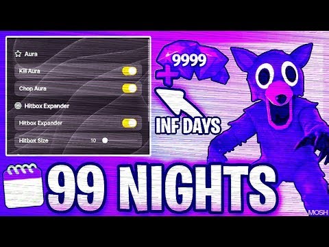 99 Nights in the Forest Script - ( AUTO DAYS, AUTO FUEL, BRING ITEMS, FLY )