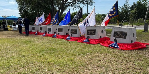 Eight fallen heroes honored in the 2nd Annual Veterans Memorial Reef Commemoration