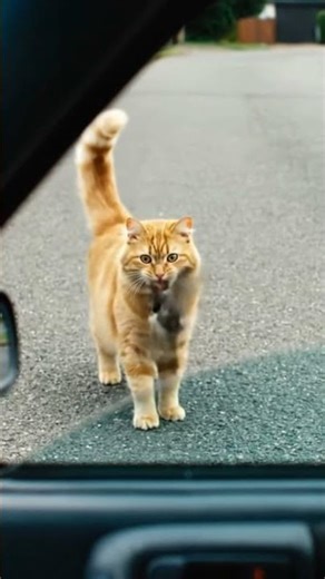 Angry Cat vs Car Window! Fluffy Cat Claws & Meows After Bird Escapes 🐱🕊️