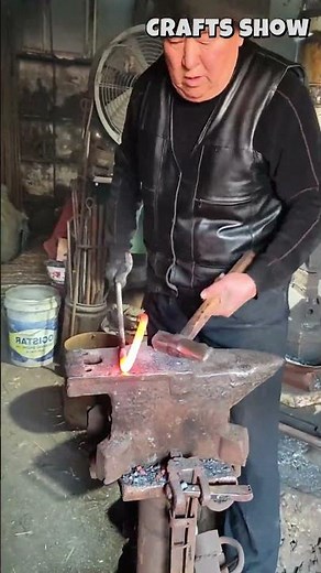 Forging Metal on an Anvil