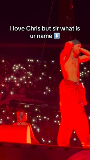 Mika Shelton on Instagram: "I love Chris but sir… what’s ur name 😭🔥 somebody tag him fr 👀😂 #ChrisBrown #BreezyTour #ConcertVibes #FineAsHell #FYP #RnB"