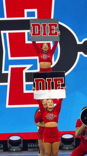 University of California San Diego Cheer Sign Features