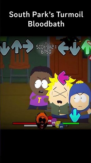 FNF South Park's Turmoil Bloodbath Charted #fnf #animation #fnfanimation