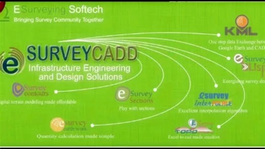 ESurvey CADD 14.70是土木测量工程师的综合软件解决方案
