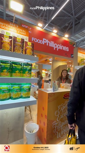 The FOODPhilippines Pavilion at ANUGA 2025 in Cologne, Germany is bustling with visitors today, being located close to major hall entrances and drawing a steady crowd of buyers and trade partners. Among the day’s highlights is a visit from a Very Important Buyer (VIB) from Romania, who met with six Philippine exhibitors to explore new sourcing opportunities. The buyer expressed strong interest in introducing and distributing more Philippine products in their market, particularly processed fruits