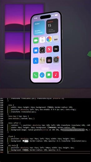 J'ai recréé l'iPhone 17... en 100% CSS ! 🤯📱