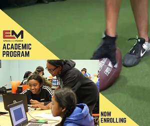 A revolutionary way for an athlete to learn, train and succeed - over 500 families have switched from traditional schools to EM Academics. www.learnatem.com to find out more. | EM Speed and Power Training | Facebook