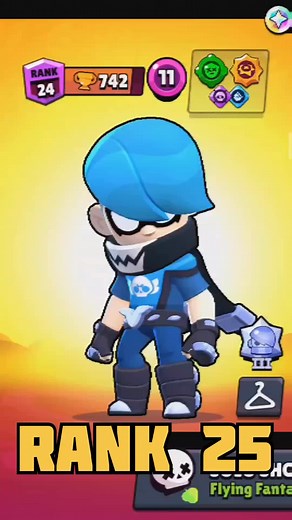 Edgar rank 25. #brawlstars #soloshowdown #edgar #2023