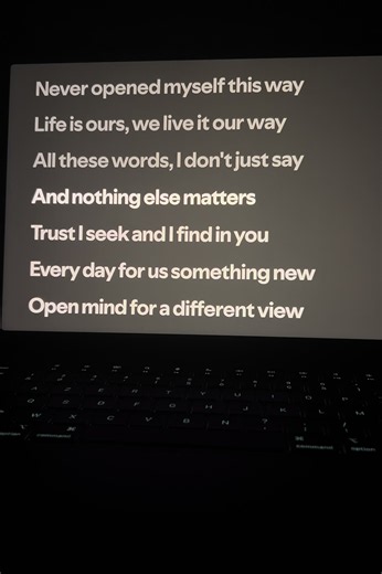 Nothing Else Matters — Metallica Lyric Clip