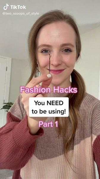 Bobby Pin Clothes Hack: Fashion Tips and Tricks
