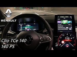 2023 Renault Clio TCe 140 140 PS TOPSPEED NIGHT POV DRIVE WÜRZBURG (60 FPS)