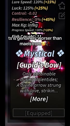 cupid bow so ahh #fisch #roblox #flop | roblox floptok