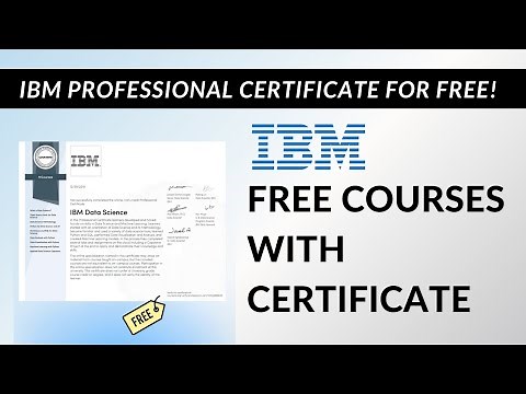 IBM Free Online Courses with Certificates | IBM Free Data Science Course | Professional Certificate