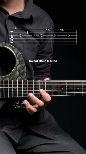 Guns N' Roses - Sweet Child O' Mine #guitartutorial #guitartabs