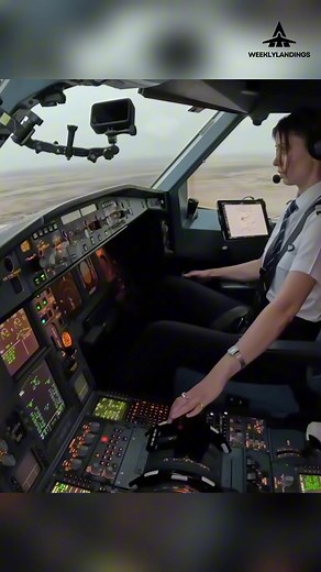 A330 Cockpit Landing Experience