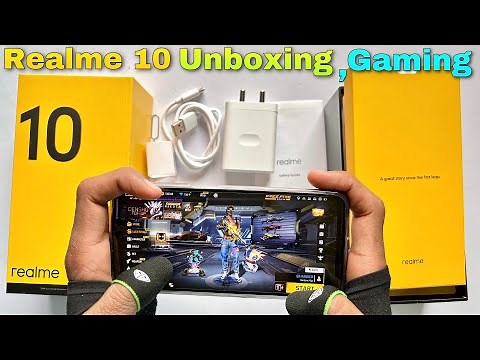 Realme 10 unboxing and gaming test MediaTek helio G99 processor