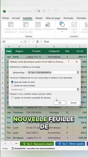 Excel pivot table for quickly analyzing your data