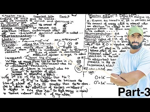 L-3. Important short Questions of chemistry class 12 chapter number 1 || MJD chemistry