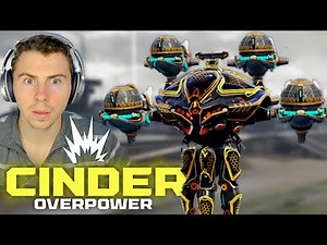 Most INSANE Cinder Build Ever... Cinder Ue Nodens Vaporizing Groups Of Enemies | War Robots