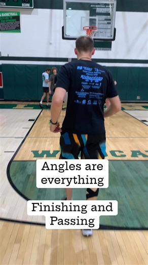 Understanding angles makes the game easier. Finish at a higher level, create easier passing opportunities and maintain ball security. #basketballdrills #passingdrills #basketballtraining | Cramer Basketball