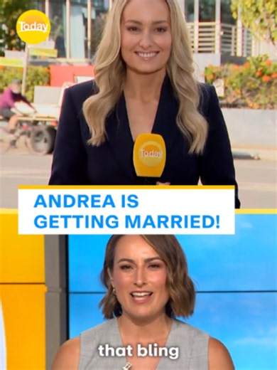 We're so happy for you, Andrea! 💛 #9Today | Andrea