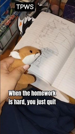 When the homework is hard, you just quit #shorts #funny