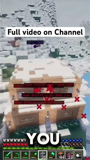 100 MINECRAFT FROZEN APOCALYPSE #100dayschallenge #minecraft #shortsviral #gaming #shortvideos