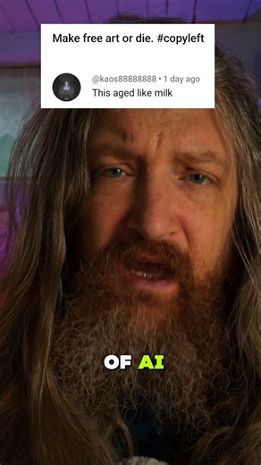 Abolishing Copyright is more important than ever. AI is a full on attack on art, creativity, and truth. But it's an attack solely enabled by our Copyright laws. Remove the laws protecting both the AI companies and the IP-monopolies they enter into licensing agreements, and we might use the underlying technology for good. #stopaiart #aikillsart #darkart #copyleft | Den Unge Herr Holm
