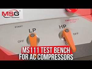 MS111 Test bench for AC compressors