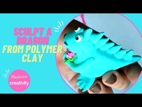 Making a dragon with polymer Clay