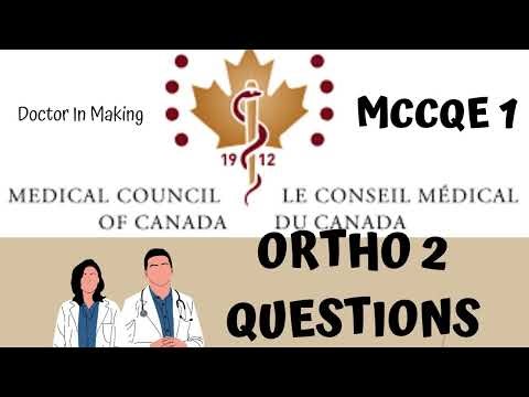 MCCQE1 Practice Quetions | Orthopedic Surgery | 40 QUES