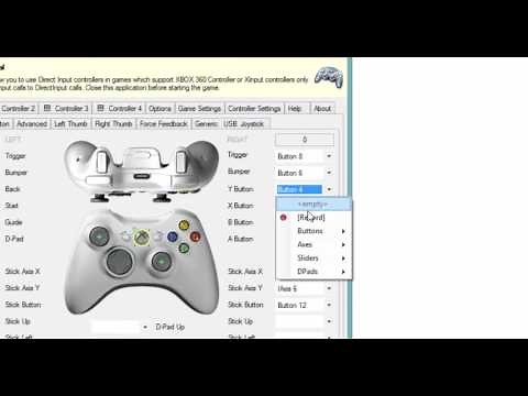 toca edit manette xbox360 emulateur PC (play all PC games with joystick)