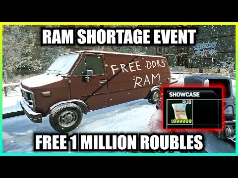 New Ram Event & Barter, Free 1M Roubles!