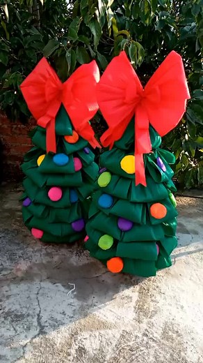 piñata pino de navidad 🌲#facil #easy #navidad #decoration #tutorial