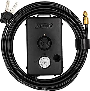 Decibel 15ft Cable Lock with 100dB Alarm, Theft Deterrent for Outdoor Gear, Tools, Kayaks & Generators