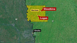 Responder injured amid severe storms in Harrison County, Iowa