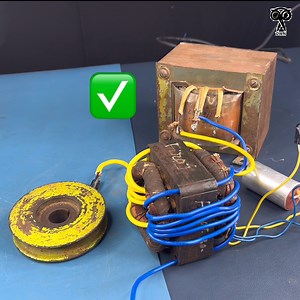 A table fan motor turn into welding machine | Creative Own