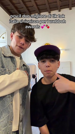 Webboh Awards 2024: il duo migliore di TikTok Italia si riunisce