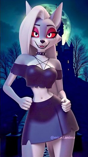 Loona dance animation #helluvaboss #hazbinhotel #furry #anime #shorts #trend