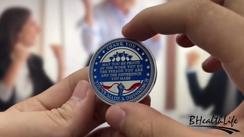 BHealthLife 24 Pcs Inspirational Leadership Coins for Employees - Employees Appreciation Challenge Coins Bulk - Bulk Appreciation Gifts for Employees Coworkers Staffs Students